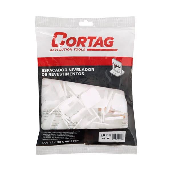 Espaçador Nivelador Cortag 2mm com 50 Peças